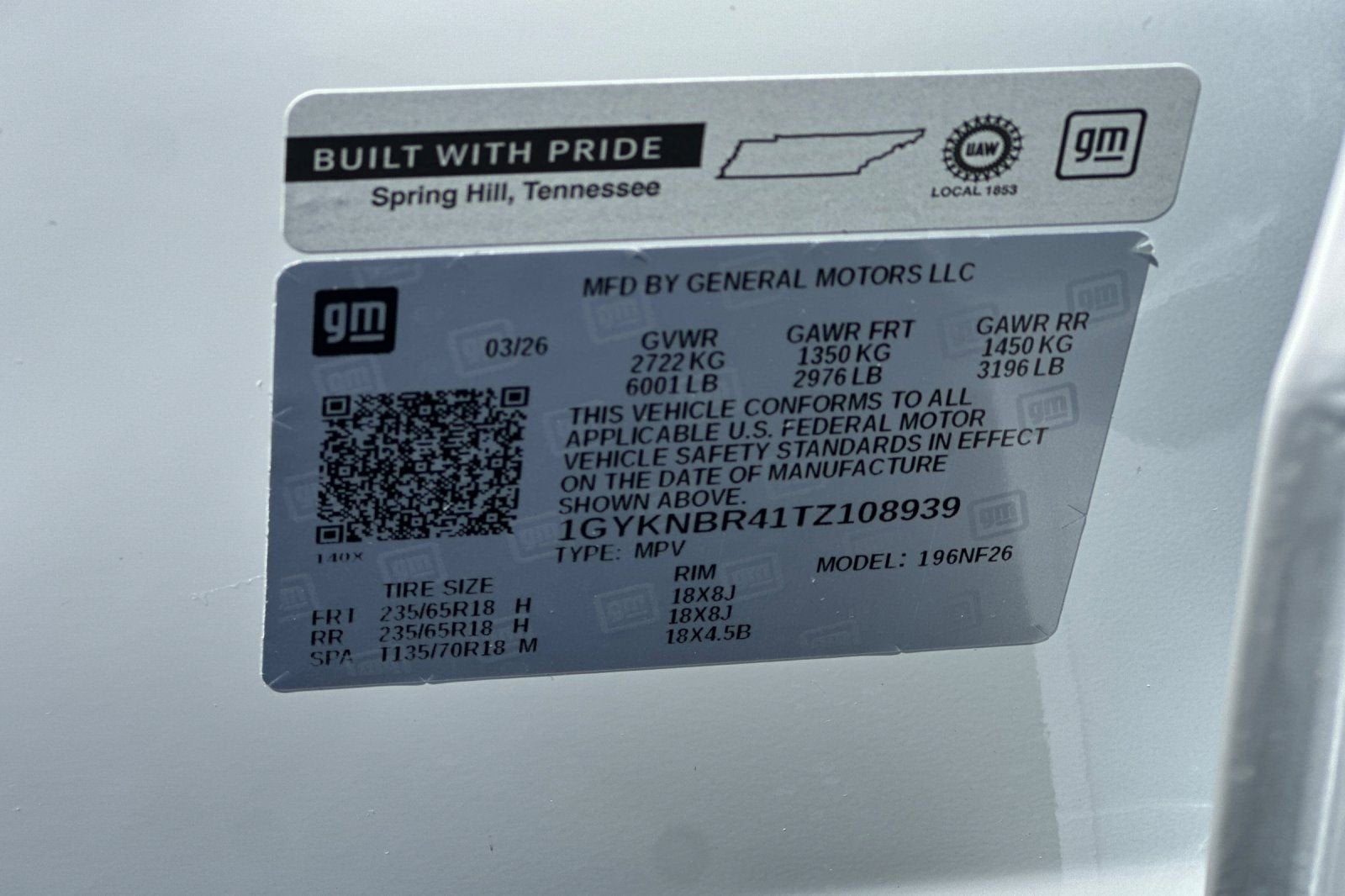 2026 Cadillac XT5 Luxury