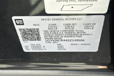 2025 Cadillac XT5 Premium Luxury