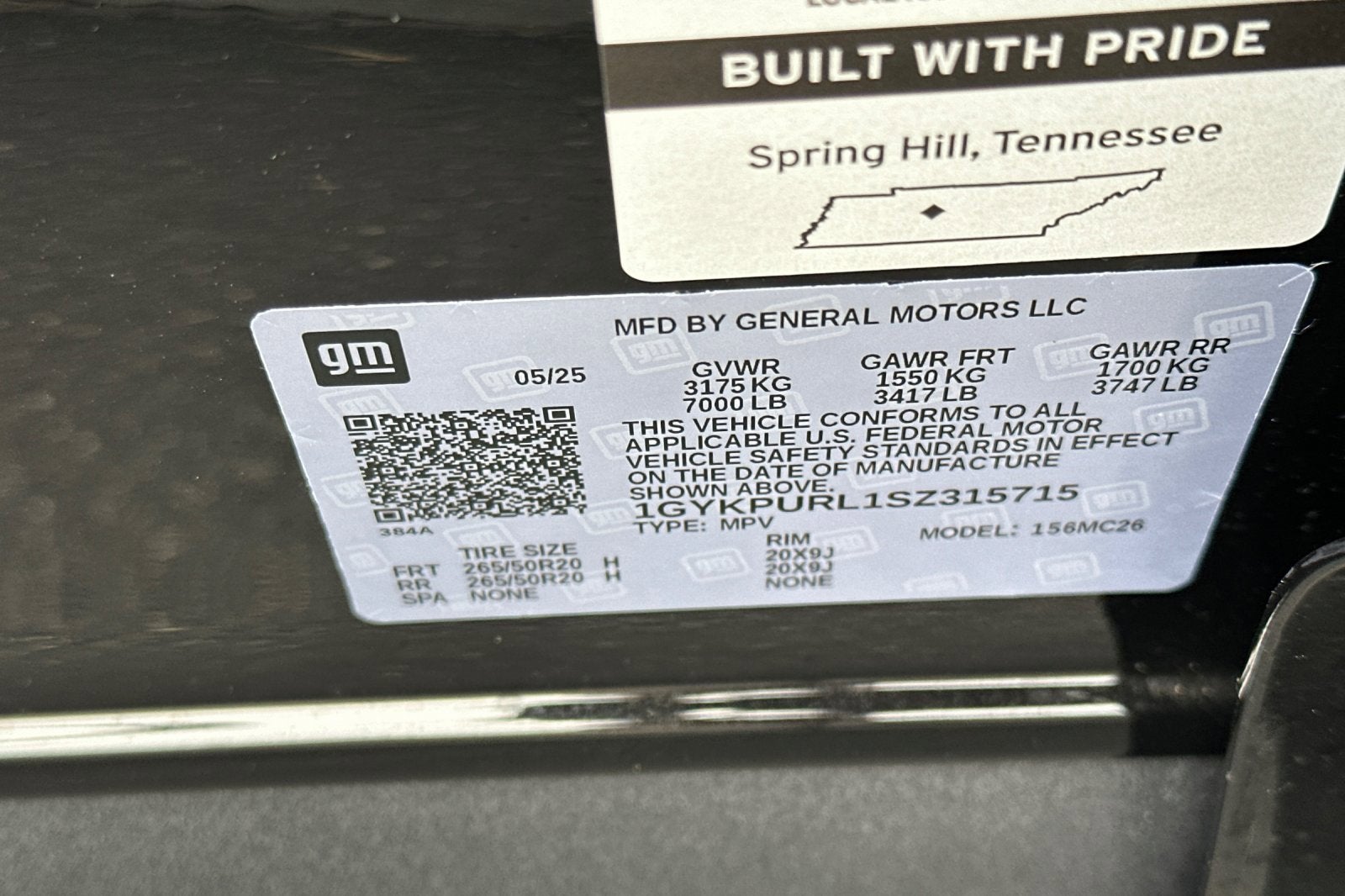 2025 Cadillac LYRIQ Sport 1