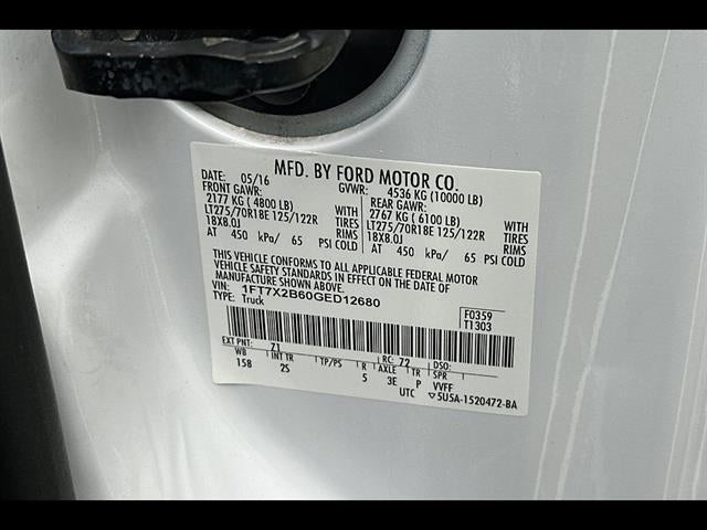 2016 Ford Super Duty F-250 SRW XLT