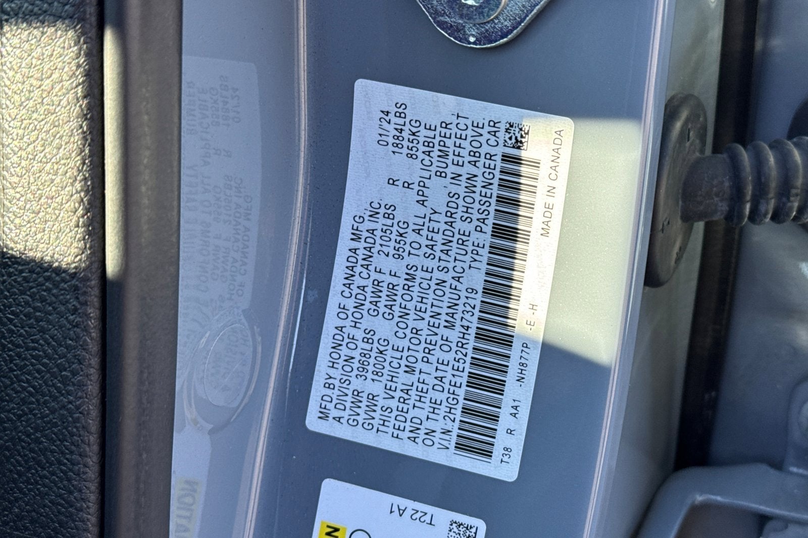 2024 Honda Civic Si 4DR MT