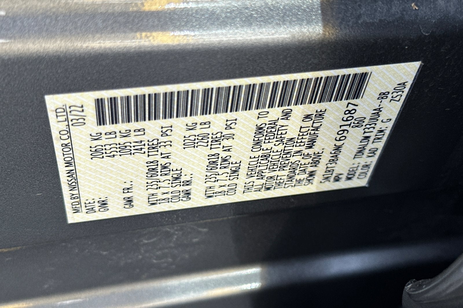 2022 Nissan Rogue SV